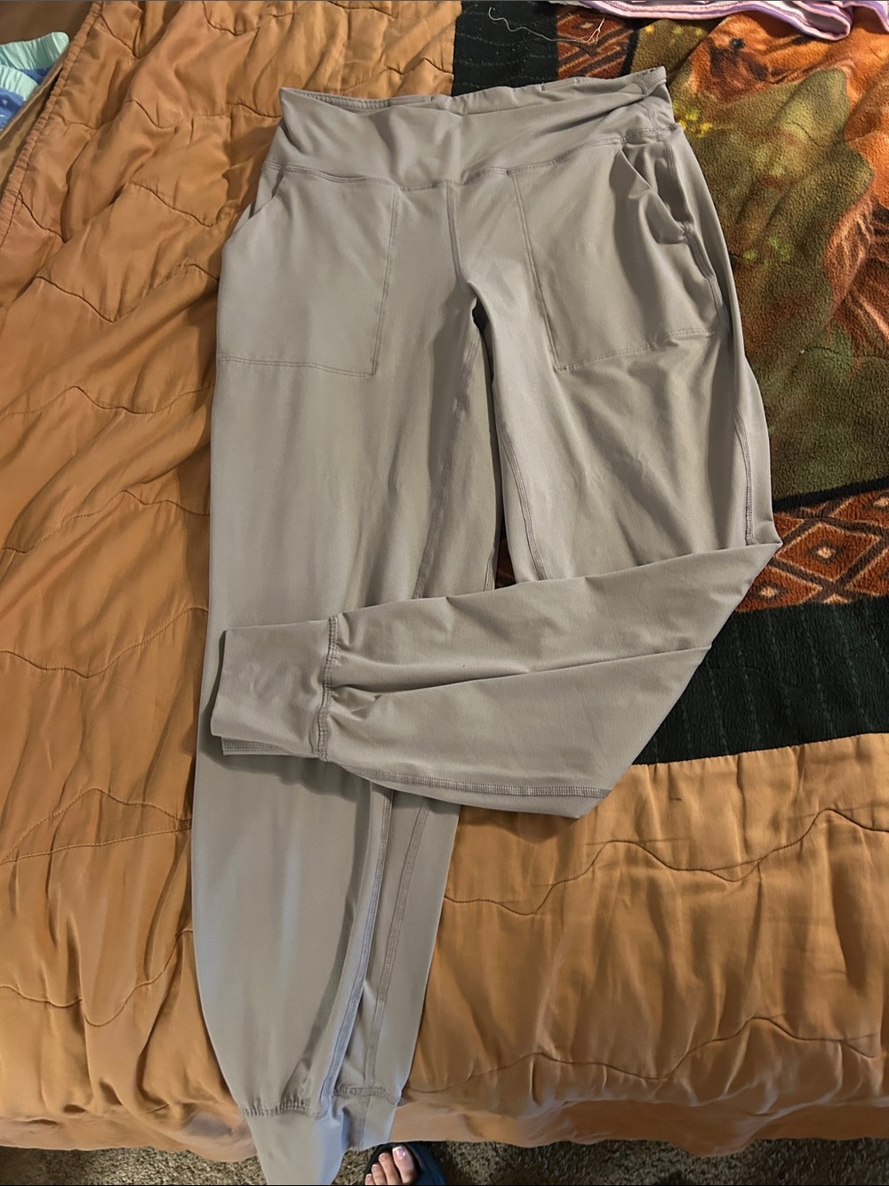Women's Taupe Jogger Track Pants - Comfortable Everyday Fit